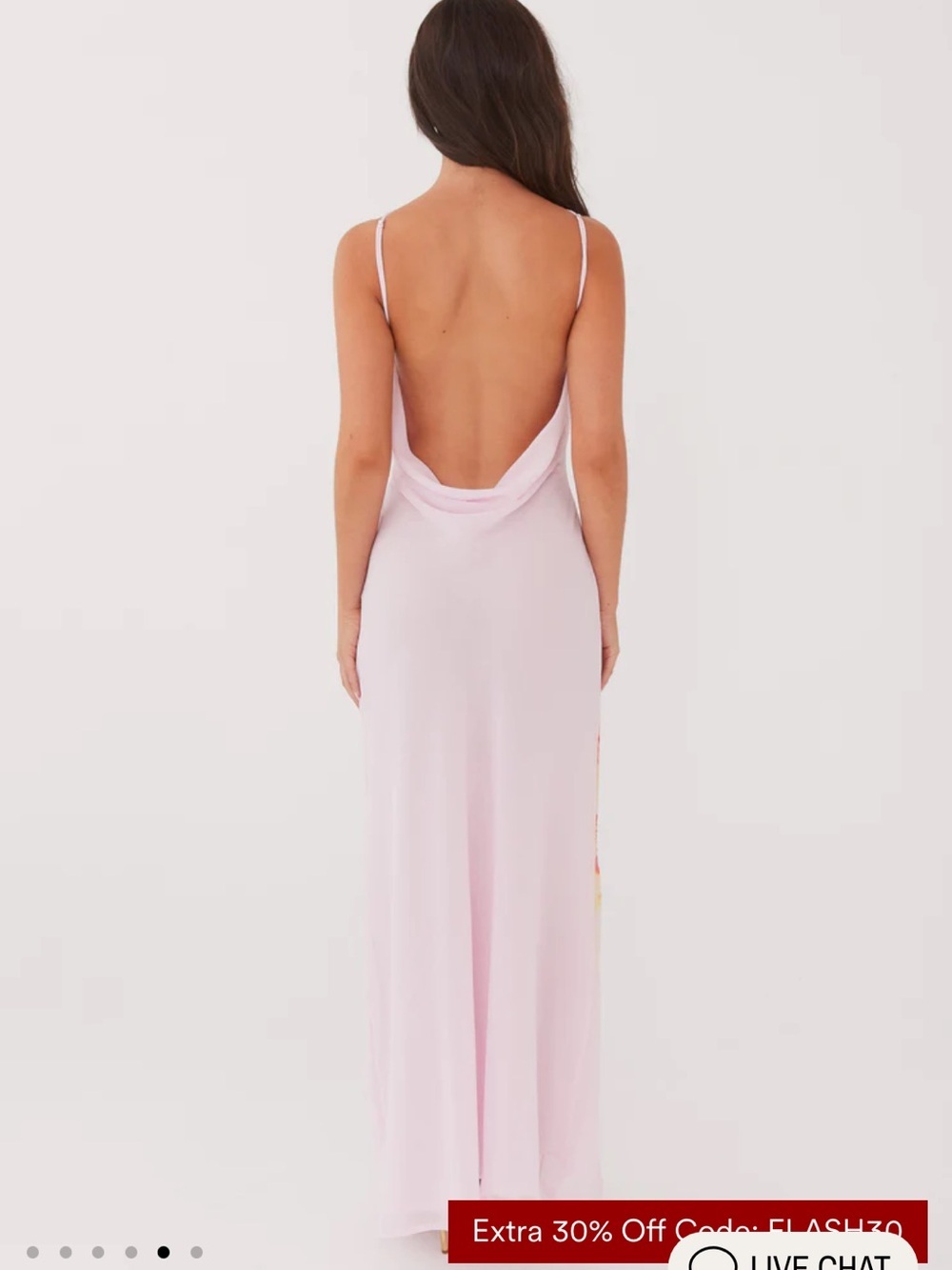 NWT Peppermayo Blossom Hearts Maxi Dress in Pink Peony - Picture 5 of 9